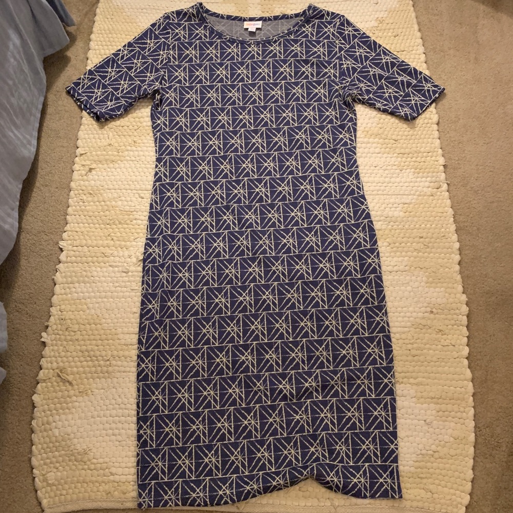 LulaRoe Julia Blueprint Dress